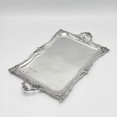 Lot 1209 - American Sterling Silver Two-Handled Tray