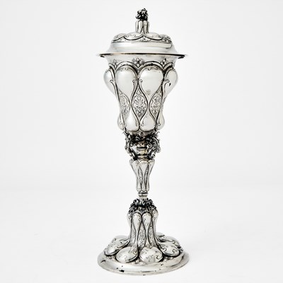 Lot 160 - German Silver Covered Cup
