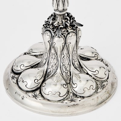 Lot 160 - German Silver Covered Cup