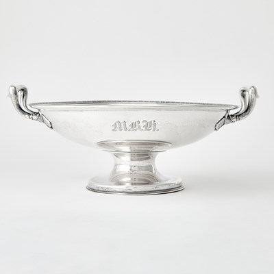 Lot 52 - Tiffany & Co. Sterling Silver Two-Handled Footed Bowl
