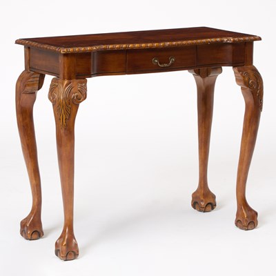 Lot 401 - George III Style Mahogany Console Table
