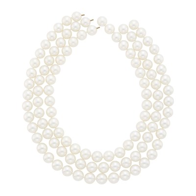 Lot 168 - Three South Sea Cultured Pearl Necklaces/Long Necklace Combination