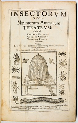 Lot 29 - The first English book on entomology