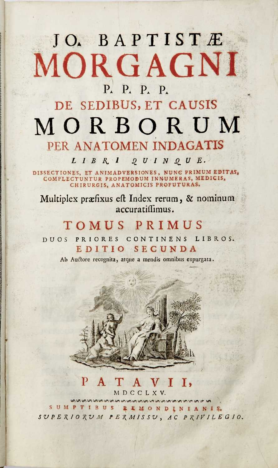 Lot 47 - Morbid anatomy in an unusual Italian paste-paper binding