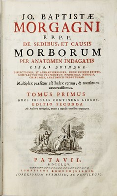 Lot 47 - Morbid anatomy in an unusual Italian paste-paper binding