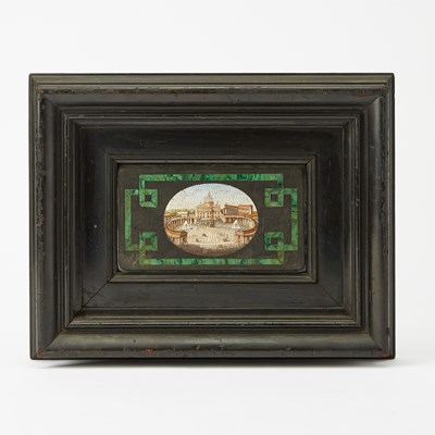 Lot 622 - Italian Framed Micromosaic Plaque