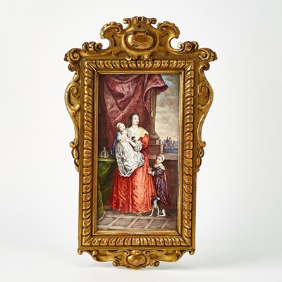 Lot 527 - Limoges Enamel Plaque