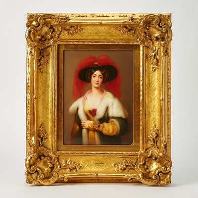 Lot 669 - Berlin (KPM) Porcelain Plaque