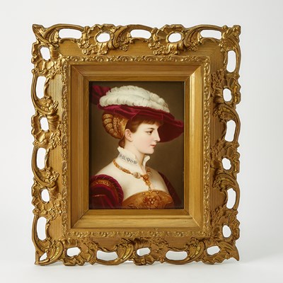 Lot 668 - Berlin (KPM) Porcelain Plaque
