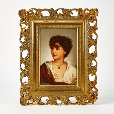 Lot 667 - Berlin (KPM) Porcelain Plaque