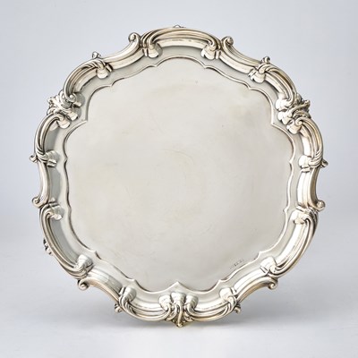 Lot 118 - Edward VII Sterling Silver Salver