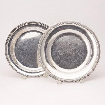 Lot 137 - Two French Silver Chargers