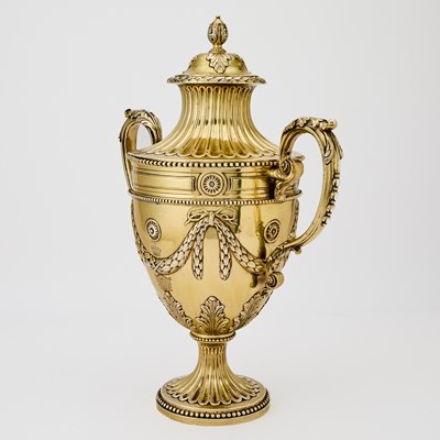 Lot 82 - George III Sterling Silver Gilt Covered Two Handled Cup