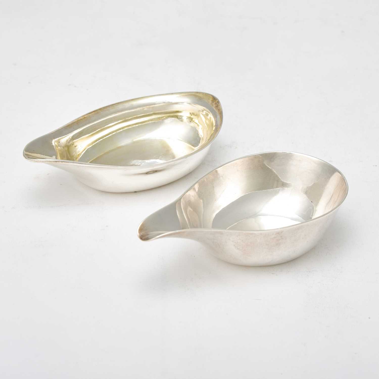 Lot 99 - Two George III Sterling Silver Pap Boats