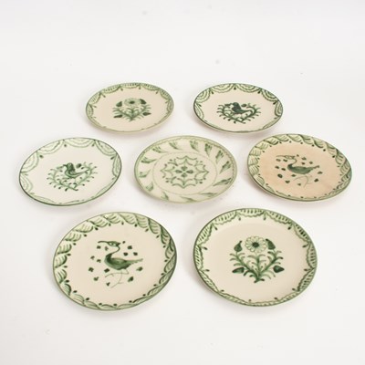 Lot 102 - Set of Seven Glaze Ceramic Plates