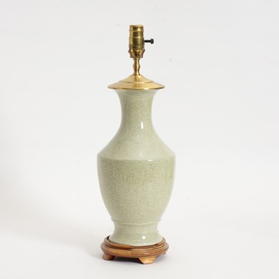 Lot 112 - Crazed Glazed Ceramic Vase