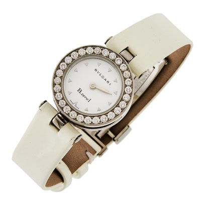 Lot 2080 - Bulgari Stainless Steel and Diamond 'B.zero1' Wristwatch