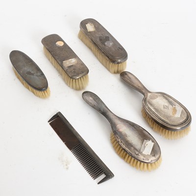 Lot 231 - Group of Silver Dressing Articles