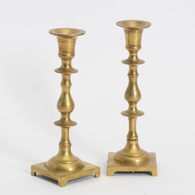 Lot 201 - Pair of Brass Candlesticks