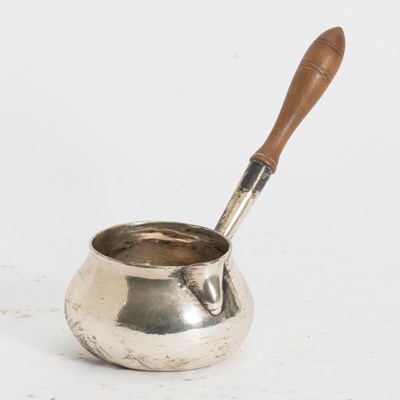 Lot 241 - English Sterling Silver Brandy Warmer