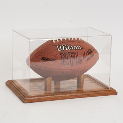 Lot 162 - NFL Football Autographed by Joe Montana