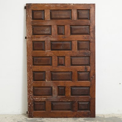 Lot 223 - Spanish Baroque Style Walnut Door