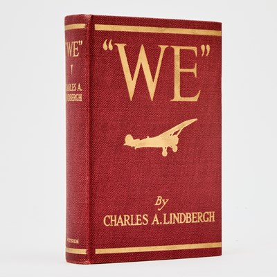 Lot 57 - Lindbergh's "We," signed by the author