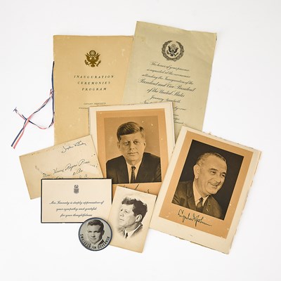 Lot 80 - John F. Kennedy items, including the original Pictorial Directory of the 81st Congress