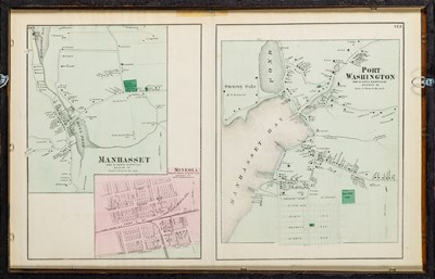 Lot 50 - Beers' map of North Hempstead, Great Neck, and Roslyn, Long Island