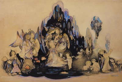 Lot 219 - Katie Blackmore. The Lily Pond
