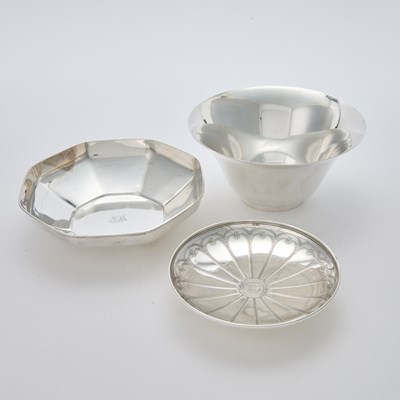 Lot 731 - Three Tiffany & Co. Sterling Silver Bowls