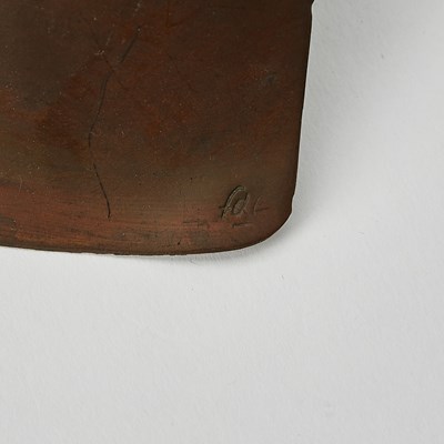 Lot 397 - Francois-Xavier Lalanne Patinated Bronze, Copper and Glass "Lampe Pigeon"