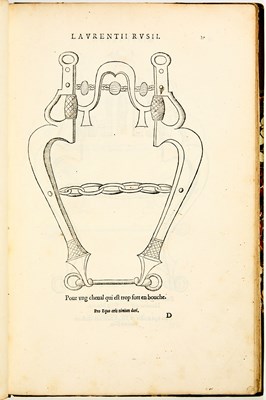 Lot 88 - An early Paris edition of Rusio's book on the horse