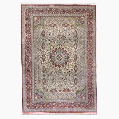 Lot 709 - Hereke Silk Carpet