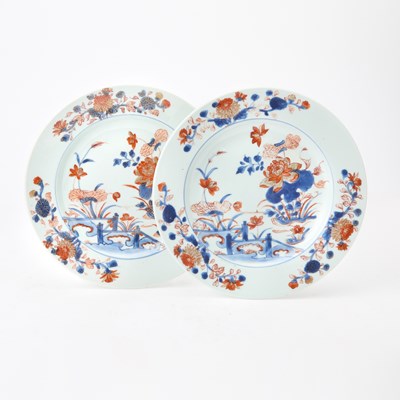 Lot 429 - Two Chinese Export Porcelain Imari Plates