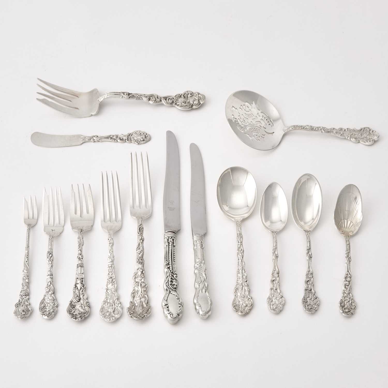 Lot 920 - Gorham Sterling Silver "Versailles" Pattern Flatware Service