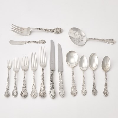 Lot 920 - Gorham Sterling Silver "Versailles" Pattern Flatware Service