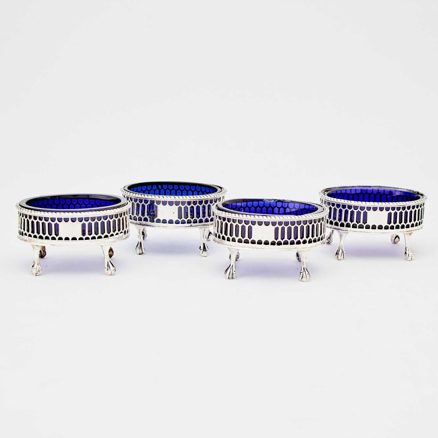 Lot 76 - Set of Four George III Scottish Silver Open Salts