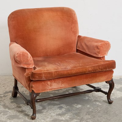 Lot 6 - Georgian Style Upholstered Chair