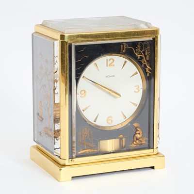 Lot 31 - LeCoultre Gilt metal and Glass Atmos Clock