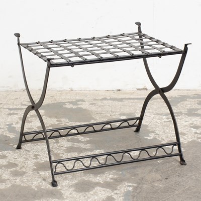 Lot 86 - Painted Metal Bench