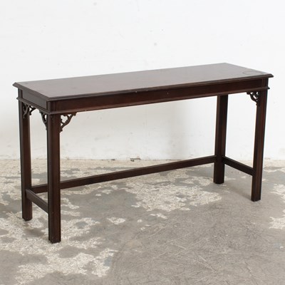 Lot 141 - Chippendale Style Mahogany Console