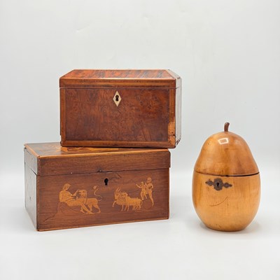 Lot 1093 - Three Wooden Boxes
