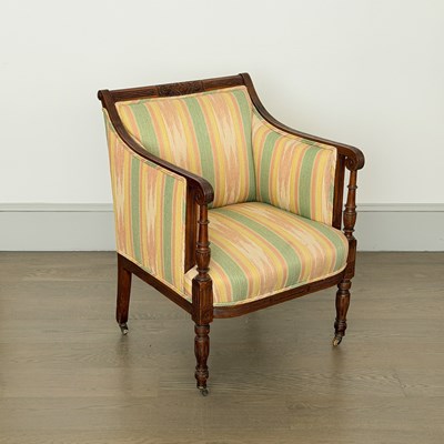 Lot 1103 - Regency Style Upholstered Armchair