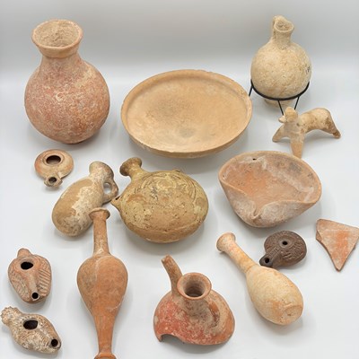 Lot 1121 - Group of Middle Eastern Pottery