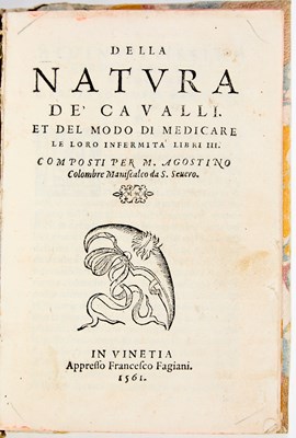 Lot 84 - A scarce veterinarian work on the horse