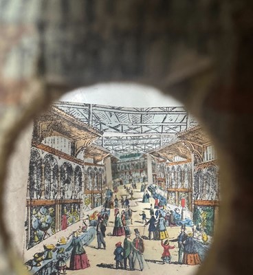 Lot 65 - Peepshow perspective view of the Crystal Palace
