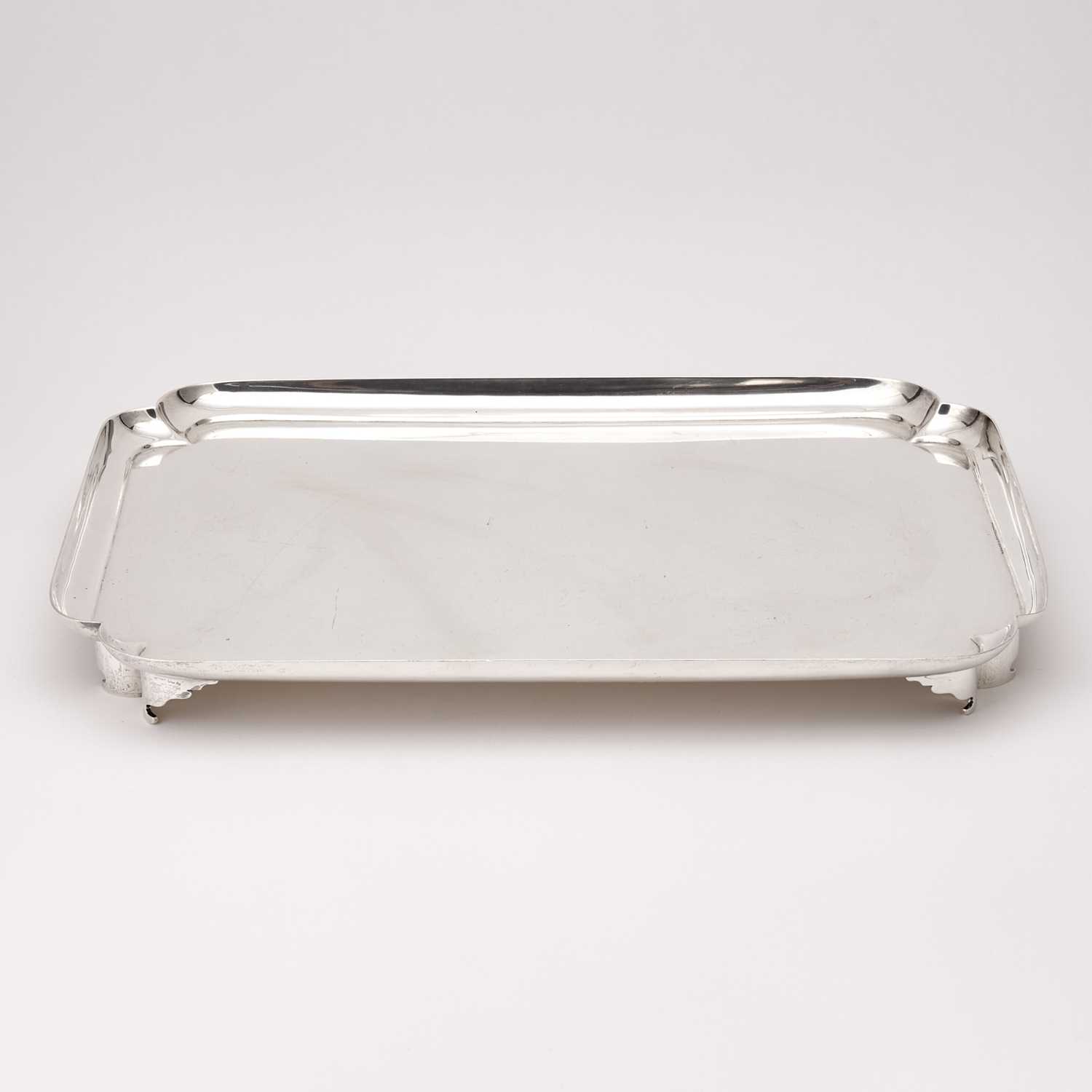 Lot 725 - George V Sterling Silver Footed Tray