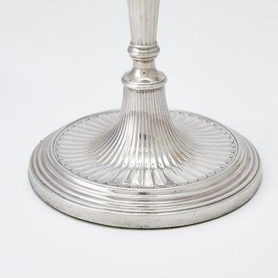 Lot 35 - Set of Four George III Sterling Silver Candlesticks