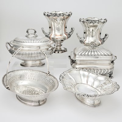 Lot 42 - Group of Sheffield Plate Items